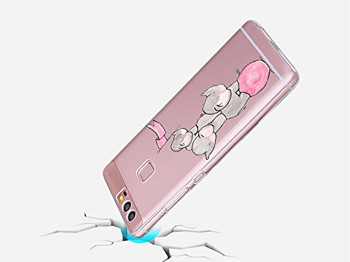 Huawei P9 Carcasa Funda Qissy TPU Silicona Flexible Transparente Ultra Slim Protective Case Cover Skin para Huawei P9 5 Huawei P9 Carcasa Funda Qissy TPU Silicona Flexible Transparente Ultra Slim Protective Case Cover Skin para Huawei P9 5
