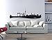 Produktbild Wandtattoo Wandaufkleber Kiel Skyline mit Sehenswürdigkeiten #151A schwarz 180cm x 60cm (RAL9005) VERSANDKOSTENFREI!