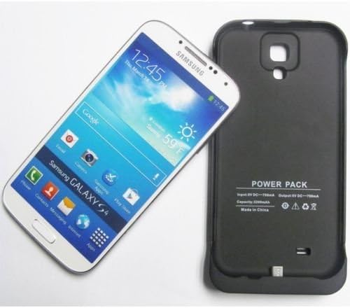 MOBI Accessories Portable Power Pack 3200Mah Backup Battery Charger &amp; Case For Galaxy S4 I9500 Blue