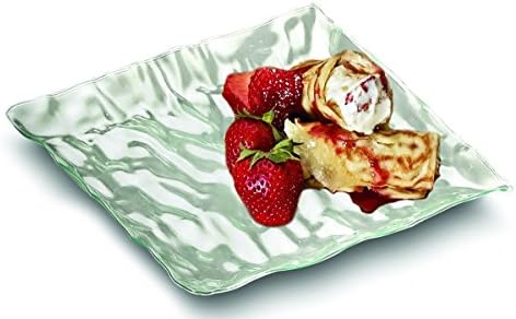 EMI Yoshi Contemplate Clear Plastic 9" Dinner Plate - Case = 120