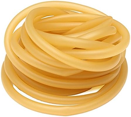 Natural Latex Rubber Band Fitness Muscles Rally Exercise Outdoor Slingshot Catapult Elastic Part,6 Meters