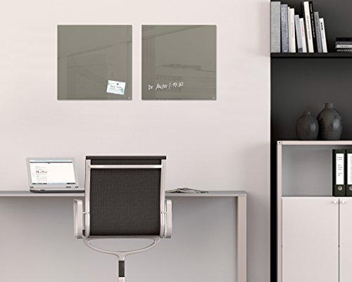 Sigel GL118 Glas-Magnetboard / Magnettafel artverum taupe, 48 x 48 cm – weitere Farben - 4