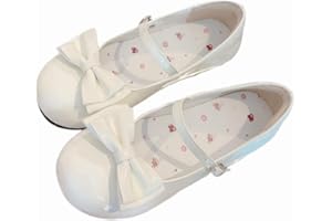 BB BEROBELLO FASHION IS AN ATTITUDE BEROBELLO Chaussures Lolita pour femme - Mignon Mary Jane - Chaussures plates avec nœud et bout rond