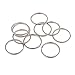 Produktbild perfk 10 Stück Schlüsselring Metallringe Schlüsselanhänger DIY Schmuck, Durchmesser: Ca. 21,5 mm