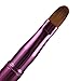 Neverland 1pcs Portable Lip Brush Travel Double-headed Retractable Lipstick Brush Women Makeup Tools Purple