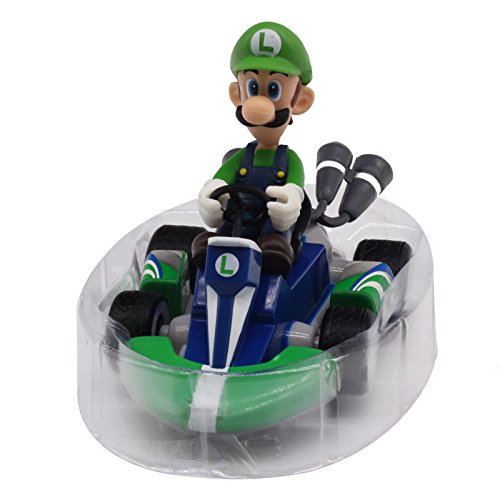 Supre Mario Nintendo Wii Luigi Pricess DK Donkey Kong Bowser Toad Yoshi 12cm Pull Back Racer Go Kart Car Toy Gift