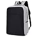Produktbild Syfinee Männer Rucksack für Laptop, Business, wasserdicht, Reise, Aufbewahrungstaschen, USB-Ladegerät Light Grey