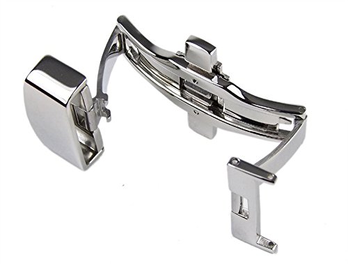 Minott Faltschliee 22mm fr Lederband passend fr Festina Uhren Butterfly Edelstahl Minott Faltschliee 22mm fr Lederband passend fr Festina Uhren Butterfly Edelstahl