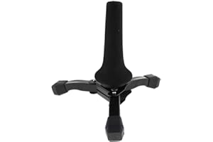 Tenlacum, supporto dritto in ferro per sassofono soprano, set per studio e vetrina