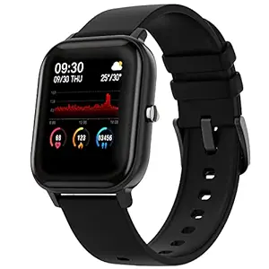 Fire-Boltt SpO2 Full Touch 1.4 inch Smart Watch 400 Nits Peak Brightness Metal Body 8 Days Battery Life with 24*7 Heart Rate monitoring IPX7 with Blood Oxygen, Fitness, Sports & Sleep Tracking (Black)
