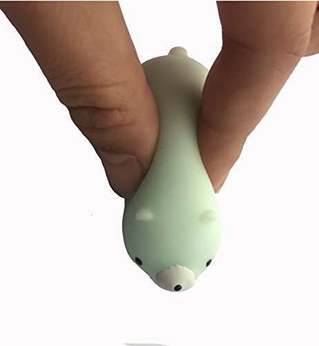 NIGHT-GRING 9PCS Squishy Kawaii nettes langsames stehendes Tier-Handspielzeug-Squeeze scherzt Spielzeug-Geschenk (9 Arten) - 5