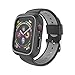 Produktbild FeiliandaJJ Silikon Ersatzarmbänder+Watch Schutzhülle Für Apple iWatch 4 44mm,Armbänder Damen Herren Sport Fitness Smart Watch Zubehör Uhrenband Uhrenarmbänder Replacement Watch Band (G)
