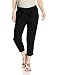 New Look Maternity Women's Lolly Linen Crop Maternity Trousers, Black,8