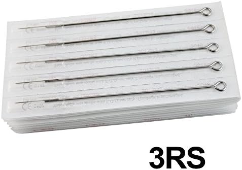 ITATOO TATTOO 50pcs Platinum Health Round Shader Shading Tattoo Needles Protect You from Being Ripped (I1203RS)