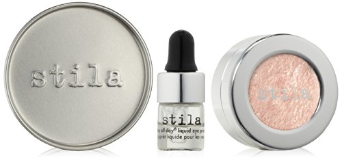 Stila Magnificent Metals Foil Finish Eye Shadow with Liquid Eye Primer, Metallic Kitten 2g/2ml