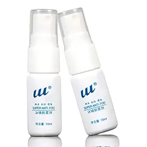 AREO 10ml Anti Fog Spray Glass Agent Long Lasting Window Liquid Anti-Fog for Windshield Bathroom LCD Mobile Phone Screen Glasses (Set of 1)