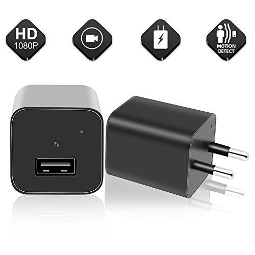 Preisvergleich Produktbild Mini Überwachungskamera 1080P Tragbare Kleine Videokamera USB Mini Kamera mit Bewegungsmelder(Nicht im Lieferumfang Enthalten SD-Karte)