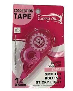 SINBUG Correction White Tape for School Supplies Stationery (Multicolor)