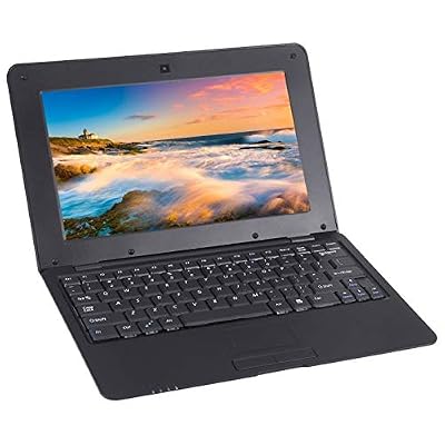 YONIS Mini Ordinateur Netbook Android 5.1 PC 10,1 Pouces Quad Core 1,6 GHz Bluetooth WiFi Carte SD HDMI Noir