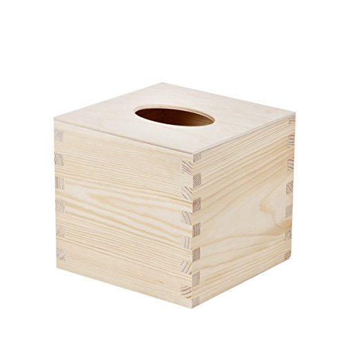 Taschentuchspender Decoupage quadratisch verschiebbarer Boden