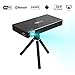 Produktbild LeaningTech X Toumei C800S Mini DLP Bluetooth WIFI Drahtlos LED Video Projektor Beamer, tragbar Multimedia Heimkino, unterstützt 1080P HDMI USB TF Karte für PC Laptop iPhone Android Smartphone