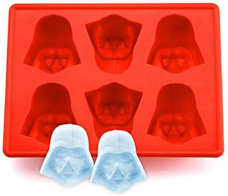SHEDEU Creative Ice Tray Silicone Mold Ice Cube Tray Chocolate 3D Mould Ice Maker Red