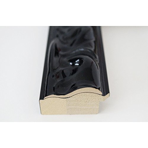Spiegel Wandspiegel Badspiegel – Sylt 5,7 – Schwarz Lack – 200 Größen zur Auswahl – handgefertigt – 70 x 110 – AM – Modern, Barock, Antik, Vintage - 5