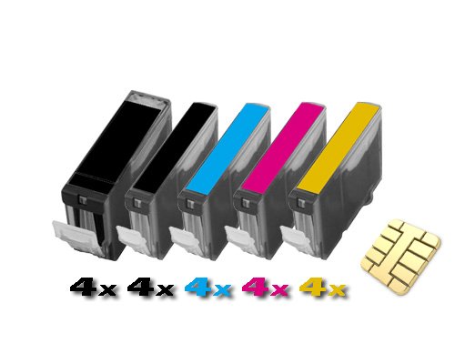 20 Druckerpatronen kompatibel für Canon Pixma ip3600 ip4600 MP540 MP620 MP630 MP980 MP 540 620 630 980 ip 3600 4600 - 2