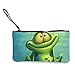 Produktbild fgregtrg Unisex Canvas Wristlet Wallet Clutch Purse Coin Pouch Pencil Bag Cosmetic Bag Frog Watch Butterfly