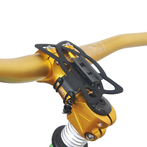 upanbike Bike Motorrad hnadlebar Vorbau Halterung Bike Mount Double Seil Strap Lock kompatibel mit Universal Telefon und GPS, schwarz