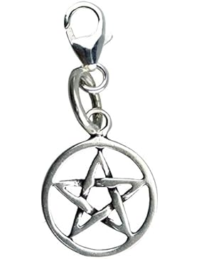 Charm Pentagramm 925er Sterling Silber Charm-Anhänger