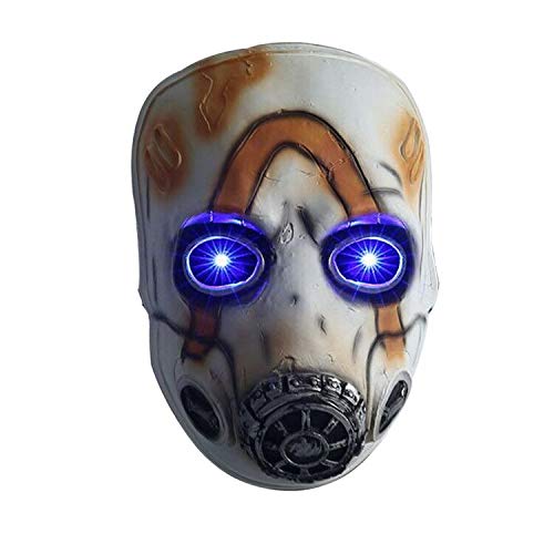 Máscara psicópata Yacn Borderlands 3 Legends Ojos con luz LED...
