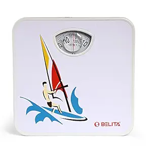 Belita Bps-M-1102 Magnified Display Large Surface Personal Analog Weighing Scale Upto 120 Kg