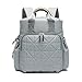 Produktbild LVLUOYE Rucksack, Mamabeutel Koreanische Version des Multifunktionsrucksacks, Mutterschafts- und Kinderpaket mit großer Kapazität, Out Travel Bag, wasserdichtes Diebstahlschutz-Design,Gray