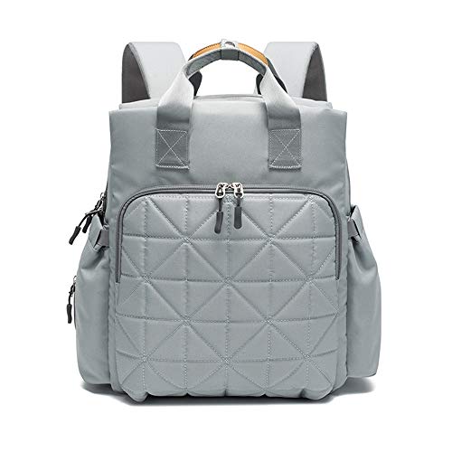 Preisvergleich Produktbild LVLUOYE Rucksack, Mamabeutel Koreanische Version des Multifunktionsrucksacks, Mutterschafts- und Kinderpaket mit großer Kapazität, Out Travel Bag, wasserdichtes Diebstahlschutz-Design,Gray