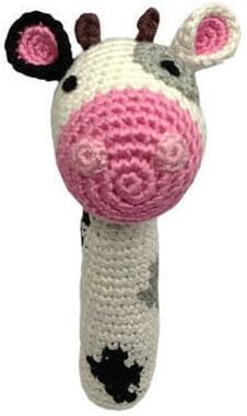 Cheengoo - Organic Baby Rattle - Cow by Cheengoo
