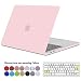 Produktbild Macbook Pro 13 Hülle 2018/ 2017/2016 Case,TECOOL Hartschale Schutzhülle Cover mit Transparent EU Tastaturschutz für Apple MacBook Pro 13 Zoll mit/ohne Touch Bar Modell: A1989/ A1706/ A1708-Rose Quartz