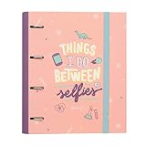Materiales: Cartón y metal Mr. Wonderful Ring Binder-Things I do Between Selfies, Talla única