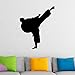 Produktbild Karate Kunst Aufkleber Wandbild Kampfkunst Aufkleber Für Jungen Room Decor Vinyl 55 * 66 Cm