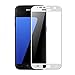 Produktbild Samsung Galaxy S7 Premium Panzerglas Ultra-HD Displayschutzfolie Full Cover / 1er Pack / Härtestufe 9H / 0,3 mm Tranparent Clear Screen Protection/ Schutz vor Kratzer durch Messer, Schlüssel, Staub und anderen harten Stoffen / Premium Bildschirm Beschützer (weiß)
