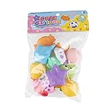 Peradix Baby Wasserspielzeug Badspielzeug süße quietschende Tiere 12 PCs Set (zufällig senden) - 7