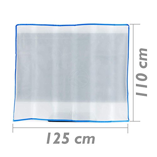 Cablematic – Schutzhülle für Fernsehen der Jahren 50 cm 125 x 12 x 110