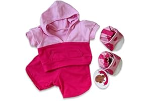 Build Your Bears Wardrobe Teddy Bear Clothes fits Build a Bear Teddies Fitness Gym Outfit (pink)