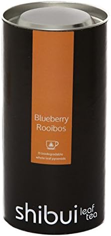 Shibui Tea - Blueberry Rooibos - 15 whole leaf pyramid tea bags - Herbal Tisane Infusion