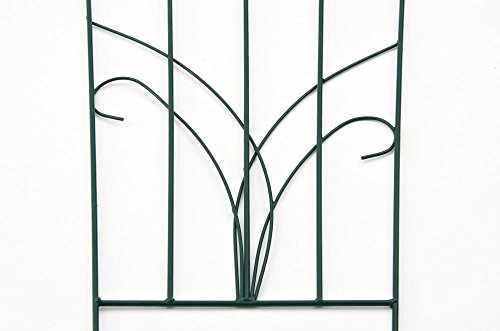 CLP Pflanzen Metall-Rankgitter TRIENT, Größe: 105 x 45 cm, Stabstärke 1 cm grün - 2