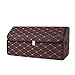 Produktbild Wuxingqing Car Boot Organizer PU-Leder-Auto-Speicher-Organisator-Kasten-Auto-Stiefel-Organisator, faltender Multifunktionsauto-Stamm-Organisator benutzt zu den Autos (Color : Brown)
