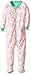 Hatley Baby Girls 0-24m Infant Footed Coverall Spring Bunnies Footies, Multicoloured (Pink), 0-3 Months