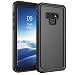 Produktbild Samsung Galaxy Note 9 Wasserfeste Hülle, IP68 Zertifiziert 360 Grad Ganzkörperabdeckung mit Anti-Kratzer eingebautem Displayschutz Stoßfest Schutzhülle Handytasche für Samsung Galaxy Note 9 (Schwarz1)