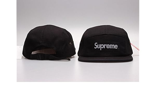 black supreme 5 panel