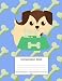 Produktbild Composition Book 200 sheets/400 pages/7.44 x 9.69 in. Wide Ruled/ Pup with Bone Bowl: Writing Notebook | Lined Page Book Soft Cover | Plain Journal | Dog Breed